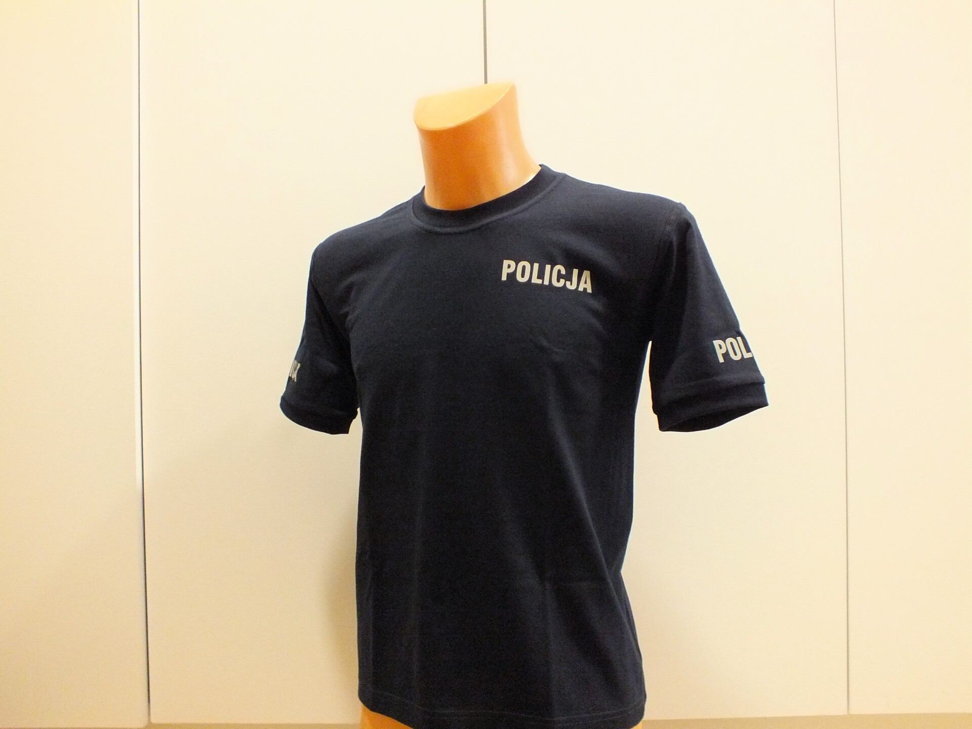 T-shirt POLICJA granatowy