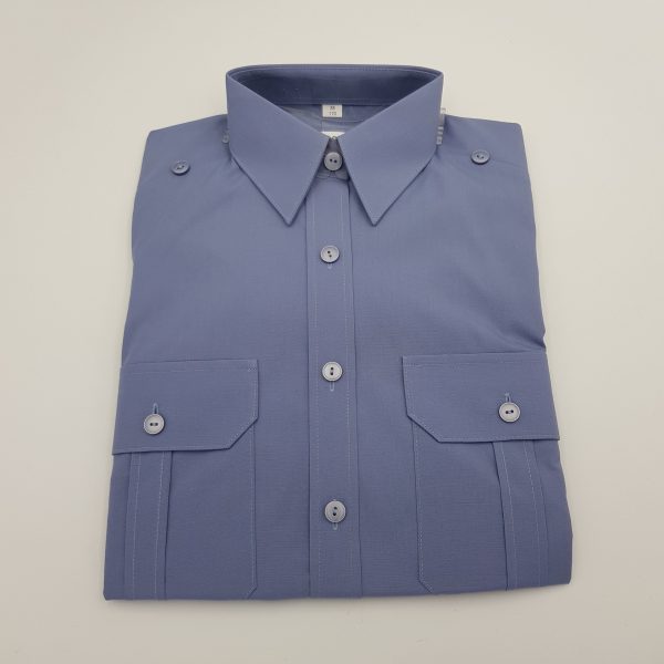 Koszulo-bluza MĘSKA długi rękaw kolor stalowy wzór 310/MON