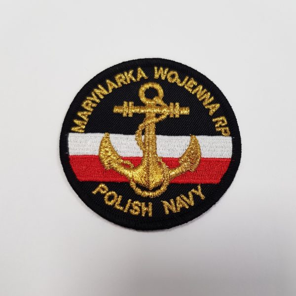 Emblemat Marynarka Wojenna RP POLISH NAVY (wyjściowa)
