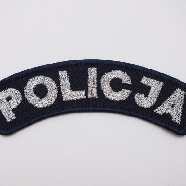 Emblemat Policja - haft komputerowy