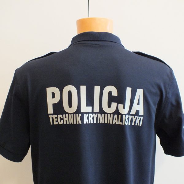 Koszulka Polo POLICJA Technik Kryminalistyki